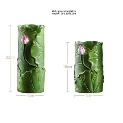 ỐNG ĐỰNG NHANG LÁ SEN